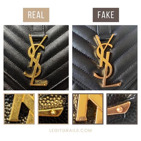 contrefacon yves saint laurent|How to Spot Fake vs. Real YSL Bags: 9 Things to Look For.